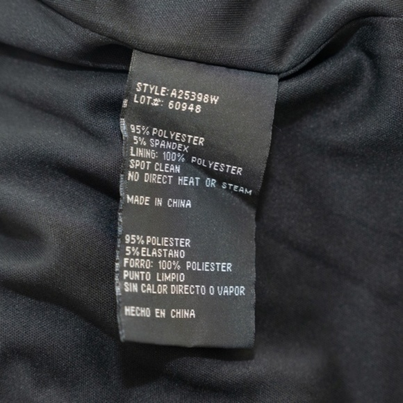 BETSY & ADAM. Long Cap Sleeve Glitter Ombre Dress - Picture 12 of 15